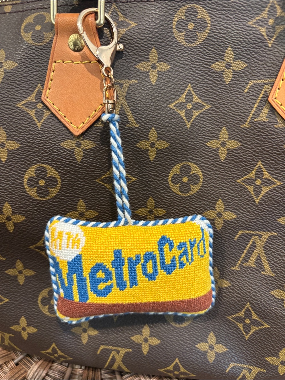 Metro Card Bag Charm